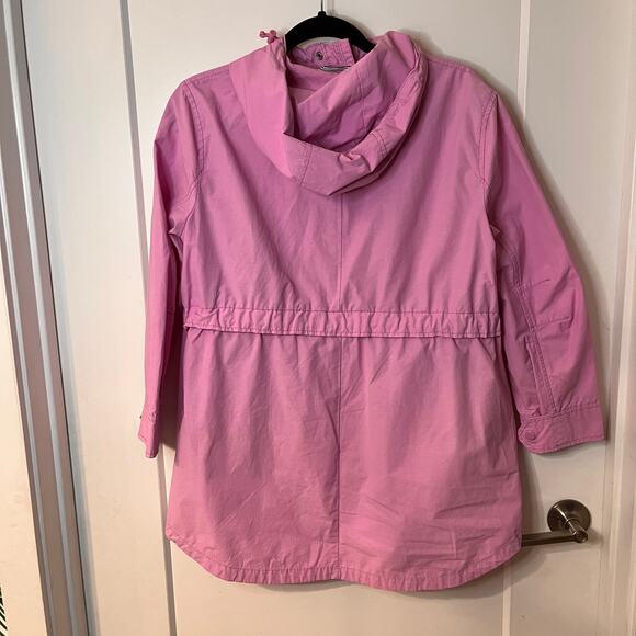 J.Crew Mercantile Pink Perfect Rain Jacket Size SP - Picture 2 of 8